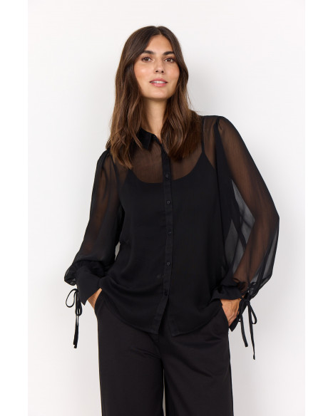 SOYA CONCEPT  SC-NANIA 2 SHIRT-W - BLACK