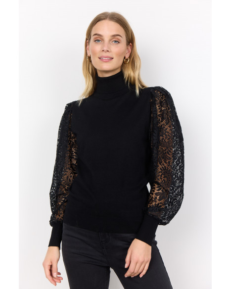 SOYA CONCEPT SC-DOLLIE PULLOVER-K - BLACK