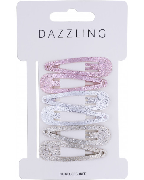DAZZLING HÅRSPÄNNE 6-PACK