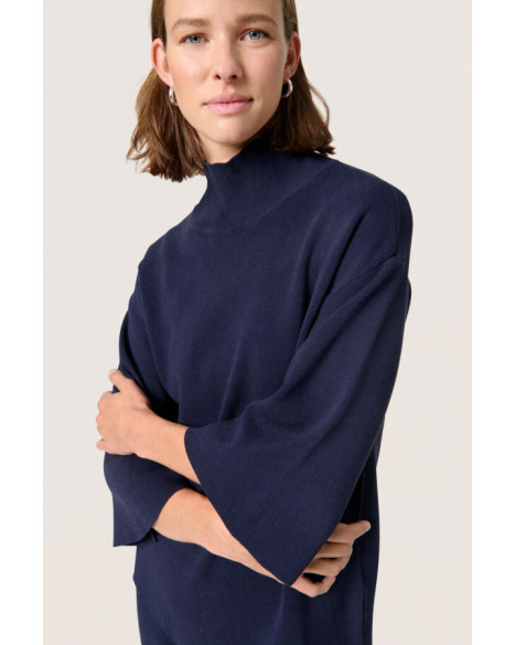 SOAKED IN LUXURY SLINDIANNA HIGH NECK PULLOVER
