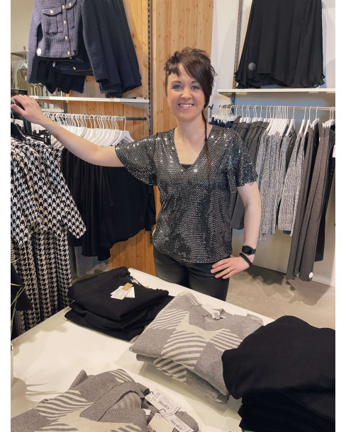 VERO MODA EVALINE  V-NECK...