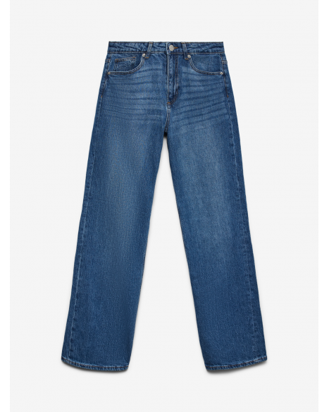 VERO MODA TESSA HR WIDE JEANS - MEDIUM BLUE DENIM