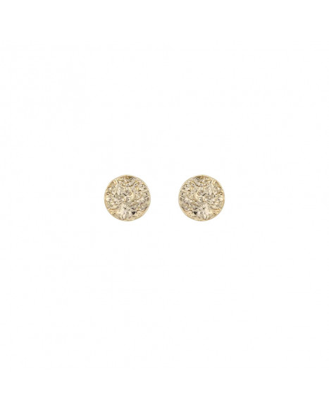 SNÖ OF SWEDEN RUE SMALL COIN EARRING - GOLD