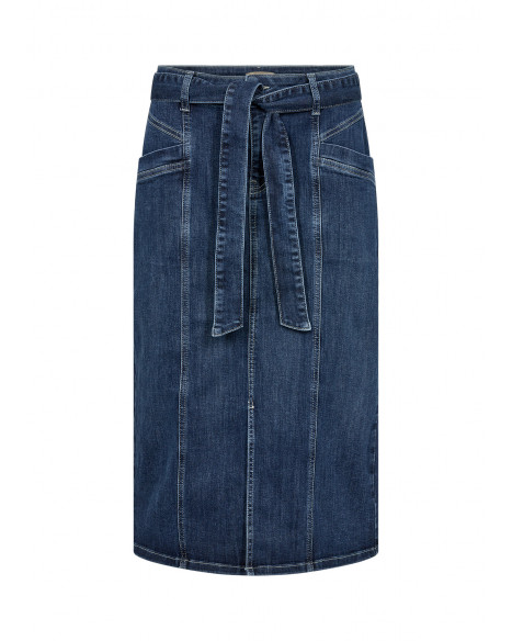 SOYA CONCEPT SC-KIMBERLY 38 SKIRT MI W - DARK BLUE DENIM