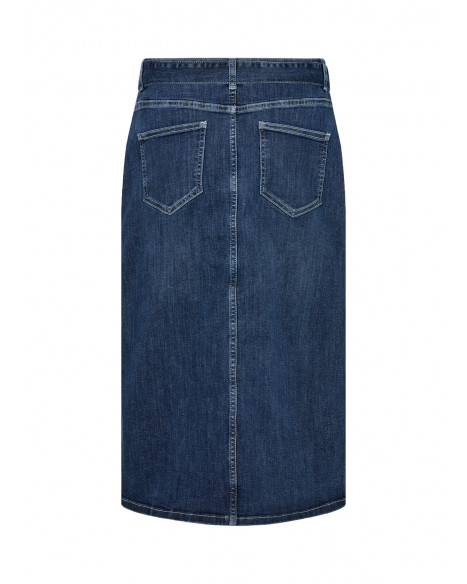 SOYA CONCEPT SC-KIMBERLY 38 SKIRT MI W - DARK BLUE DENIM