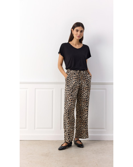 SOYA CONCEPT SC-PIETTA 3-B PANTS-W - SAND COMBI