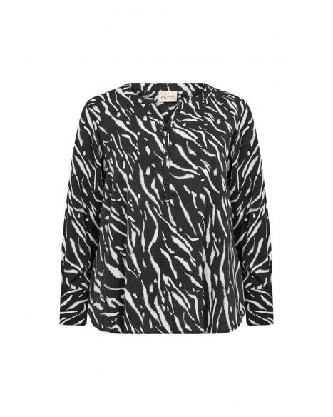 WASABI WA-VIGGA 1 BLOUSE-W - BLACK COMBI