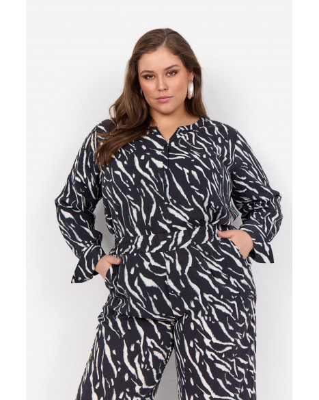 WASABI WA-VIGGA 1 BLOUSE-W - BLACK COMBI