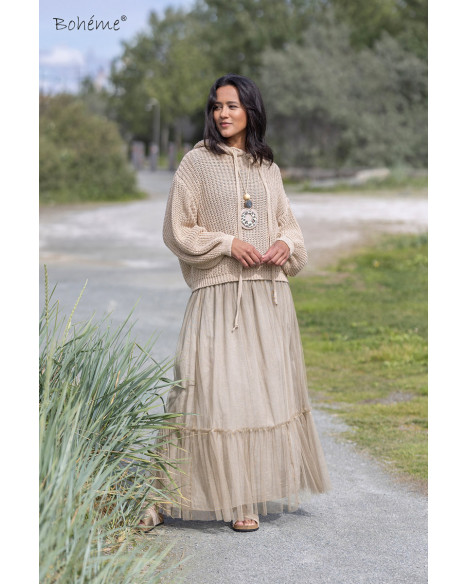 BOHÉME CHIFFON SKIRT