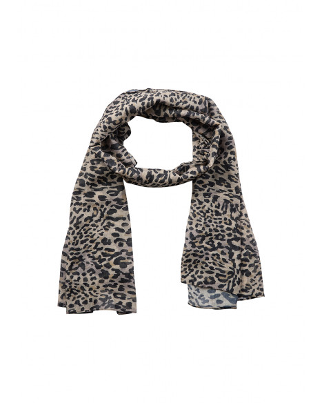 SOYA CONCEPT  SC-PRIMMI 1 SCARF-A - BLACK COMBI
