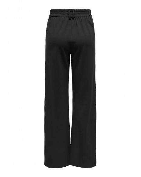 ONLY ONLPOPTRASH LIFE STRAIGHT PANTS - BLACK