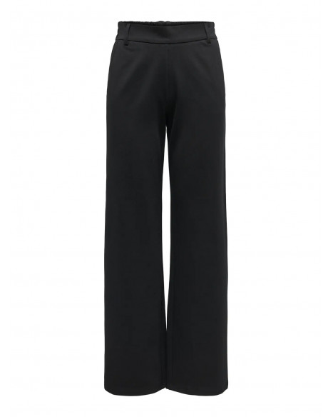 ONLY ONLPOPTRASH LIFE STRAIGHT PANTS - BLACK