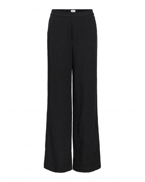 OBJECT OBJSANNE ALINE WIDE PANT NOOS - BLACK