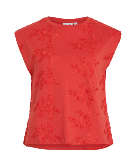 VILA VINAYLA O-NECK S/L TOP