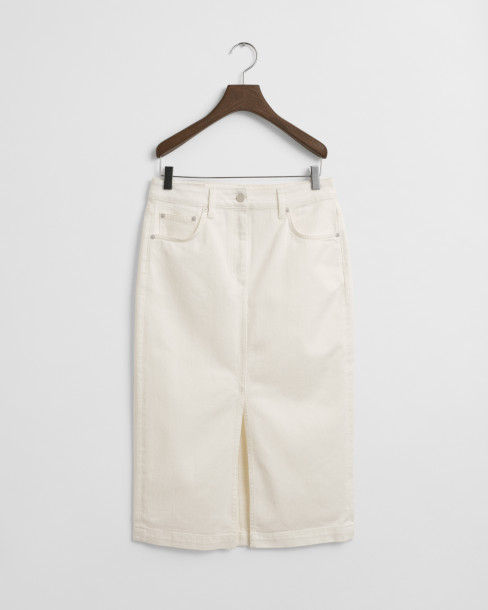GANT MIDI WHITE DENIM SKIRT...