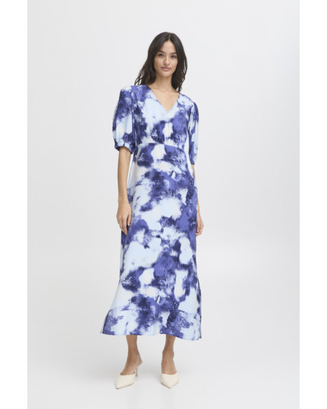 B.YOUNG BYIBINE SS DRESS - MEDIEVEAL BLUE BLUR