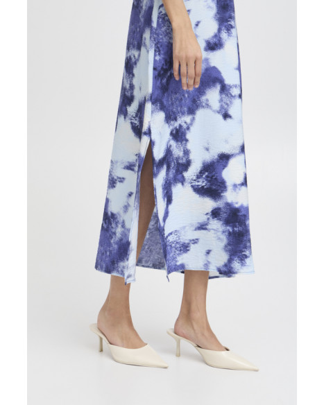 B.YOUNG BYIBINE SS DRESS - MEDIEVEAL BLUE BLUR