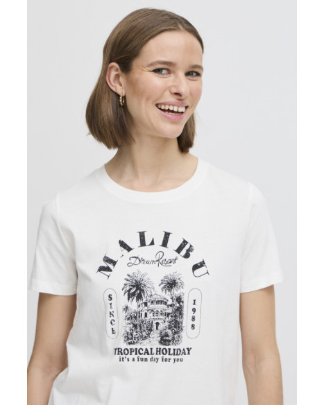 B.YOUNG BYSOBBE DREAM T-SHIRT - MARSHMALLOW