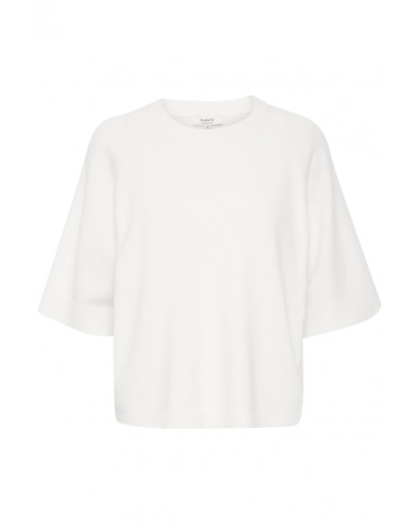 B.YOUNG BYNONINA LOOSE SS JUMPER - MARSHMALLOW