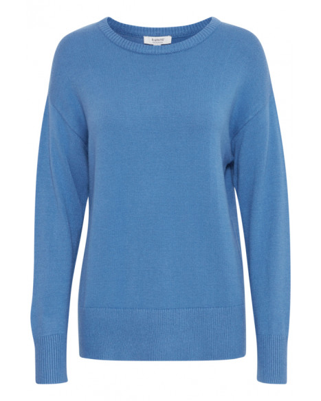 B.YOUNG BYNONINA O-NECK JUMPER - RIVERSIDE