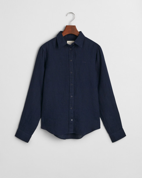 GANT DAM REG LINEN SHIRT -...