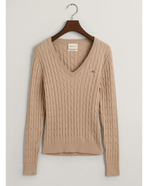GANT DAM FINE KNIT C-NECK -...