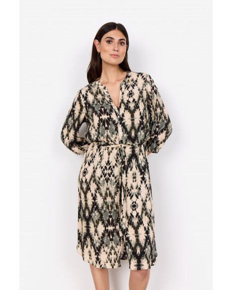 SOYA CONCEPT SC-PONTIDA 3 DRESS MI W - MISTY COMBI