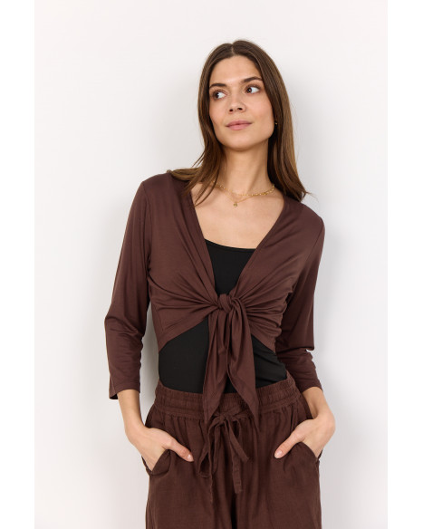 SOYA CONCEPT SC-MARICA 285 CARDIGAN - HOT FUDGE