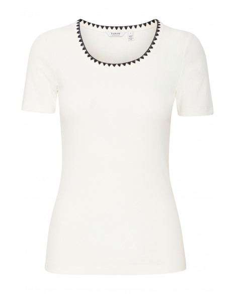 B.YOUNG BYORANA T-SHIRT - MARSHMALLOW