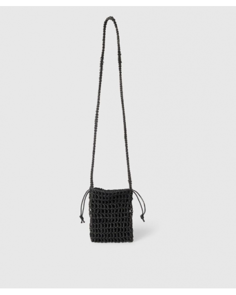 SELECTED FEMME  SLFJOLU CROSSBODY BAG - BLACK