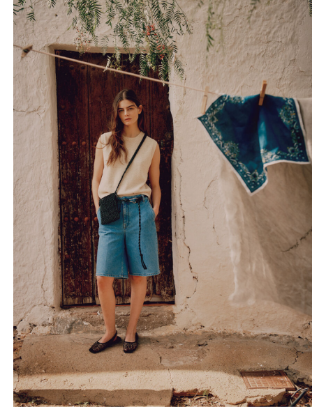 SELECTED FEMME  SLFJOLU CROSSBODY BAG - BLACK