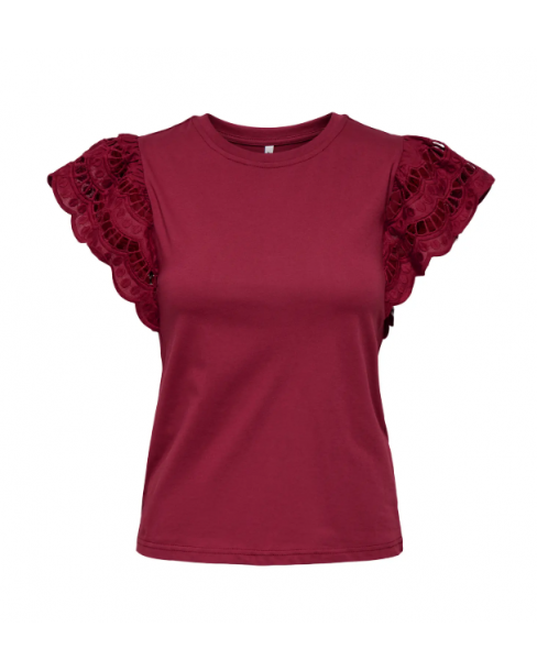 ONLY MACY S/S O-NECK MIX...