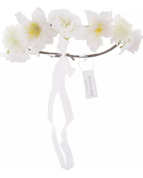 DAZZLING FLOWER HEAD BAND -...