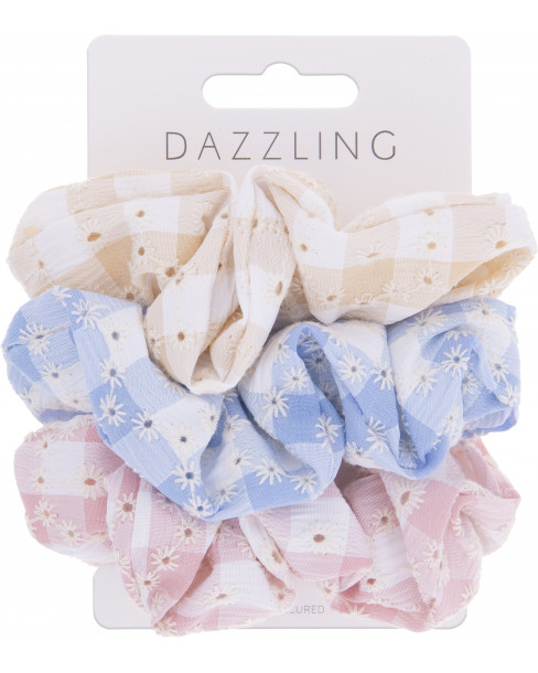 DAZZLING 3-PACK SCRUNCHIES...