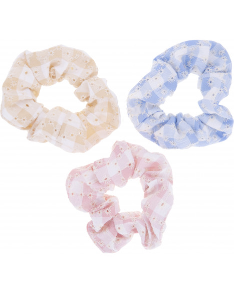 DAZZLING 3-PACK SCRUNCHIES FLOWER