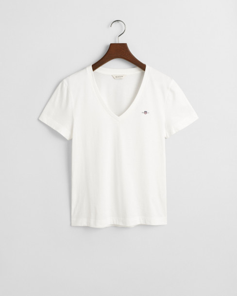 GANT W REG SHIELD SS V-NECK...