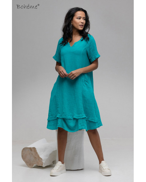 BOHÉME LINEN DRESS