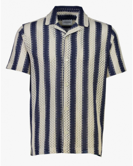 LINDBERGH BOLD STRIPED RESORT SHIRT