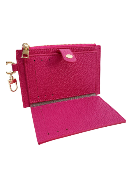 IN SUNNY MOOD CARD HOLDER COIN ZIP PURSE -