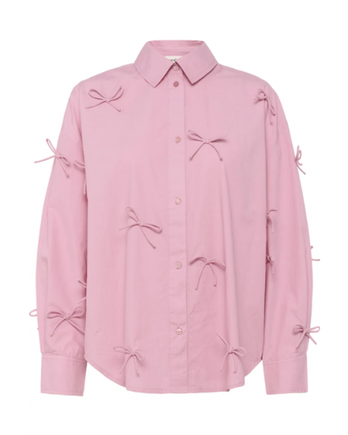 SOAKED SLJOA BOW SHIRT LS