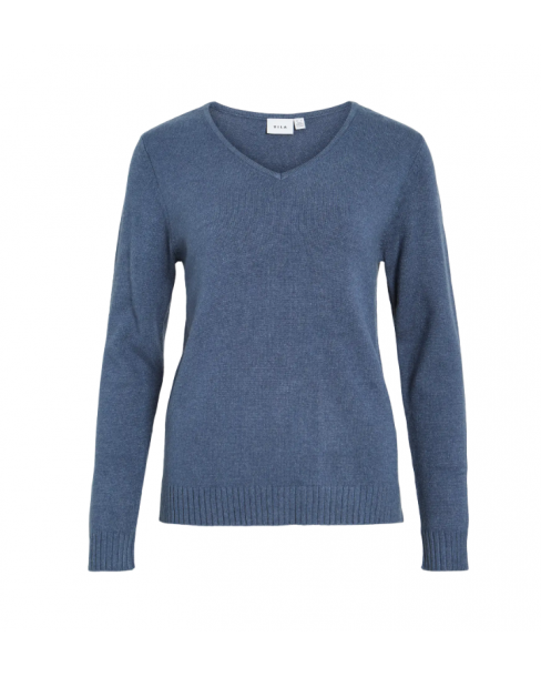 VILA VIRIL V-NECK L/S KNIT TOP 2