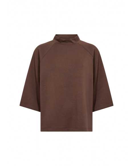 SOYA CONCEPT SC-BANU 143 SWEATSHIRT - HOT FUDGE