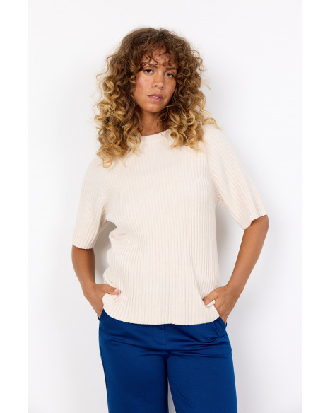 SOYA CONCEPT SC-KANITA 24 PULLOVER-K - CREAM MELANGE