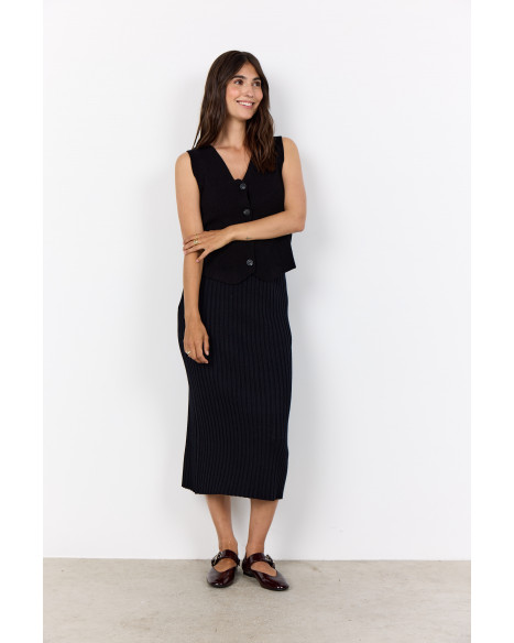 SOYA CONCEPT SC-KANITA 23 SKIRT LO K - BLACK