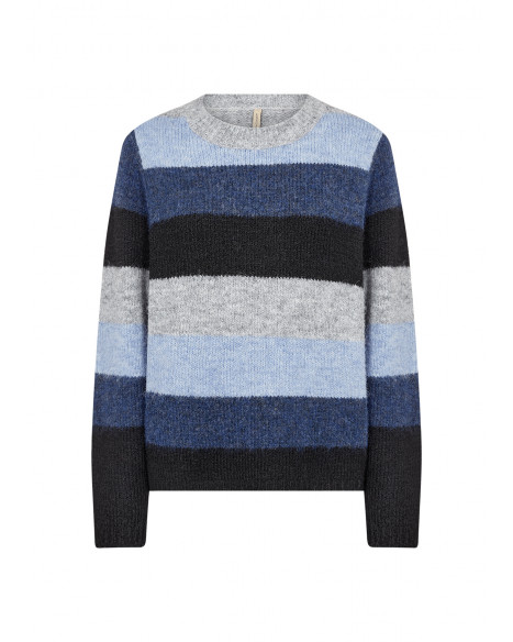 SOYA SC-ILENE 3 PULLOVER-K - ESTATE BLUE MEL. COMBI