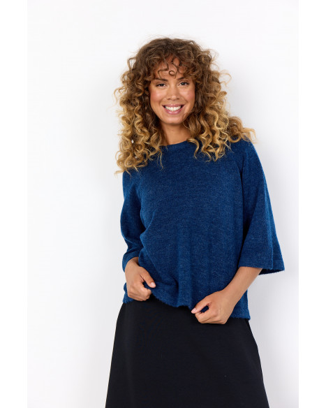 SOYA CONCEPT SC-ORLEAN 1 PULLOVER-K - ESTATE BLUE MELANGE