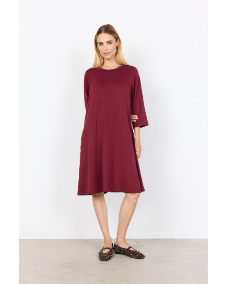 SOYA CONCEPT SC-BANU 155 DRESS SH J - DARK RED