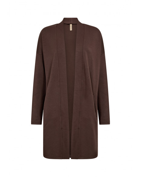 SOYA CONCEPT SC-BANU 221 CARDIGAN-J - HOT FUDGE