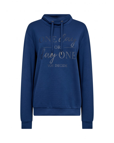 SOYA CONCEPT SC-BANU 256 SWEATSHIRT-J - ESTATE BLUE