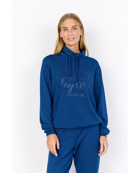SOYA CONCEPT SC-BANU 256 SWEATSHIRT-J - ESTATE BLUE